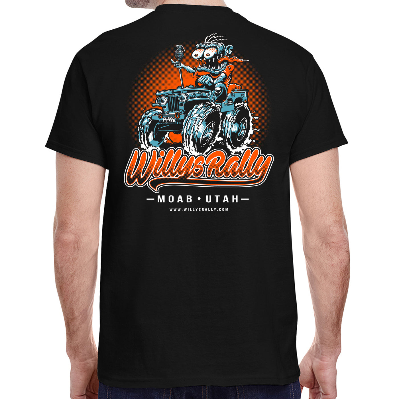 Willys Rally Rock Fink Tee