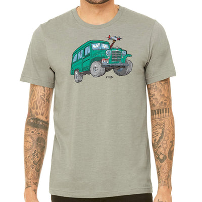 Willys Rally RF Green Wagon Tee