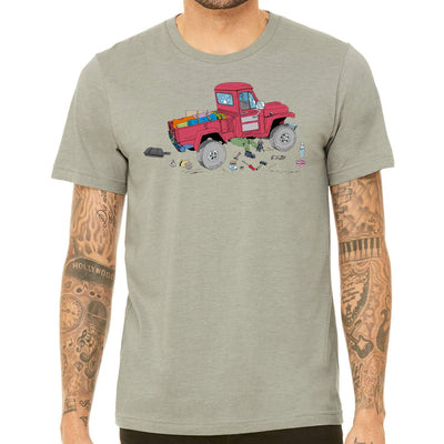 Willys Rally RF Red Truck Tee