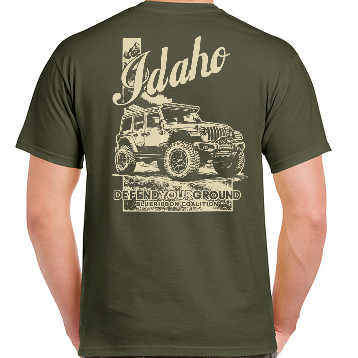 BlueRibbon Coalition IDAHO Offroad Vehicle T-shirt