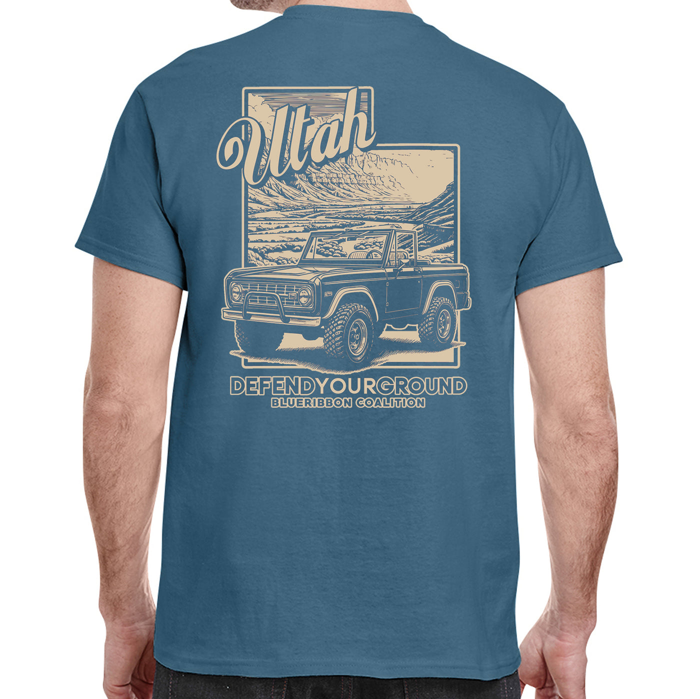 BlueRibbon Coalition UTAH Bronco T-shirt