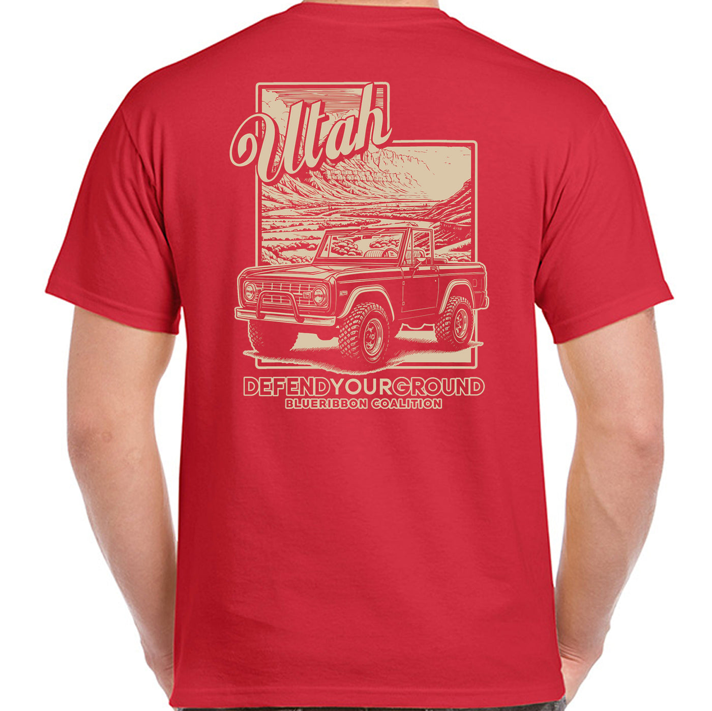 BlueRibbon Coalition UTAH Bronco T-shirt