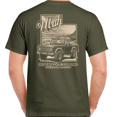 BlueRibbon Coalition UTAH Bronco T-shirt