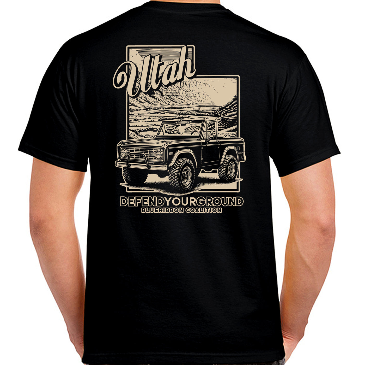 BlueRibbon Coalition UTAH Bronco T-shirt