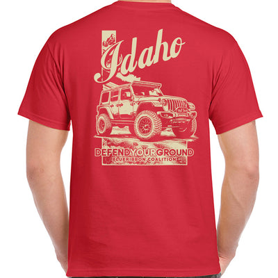 BlueRibbon Coalition IDAHO Offroad Vehicle T-shirt
