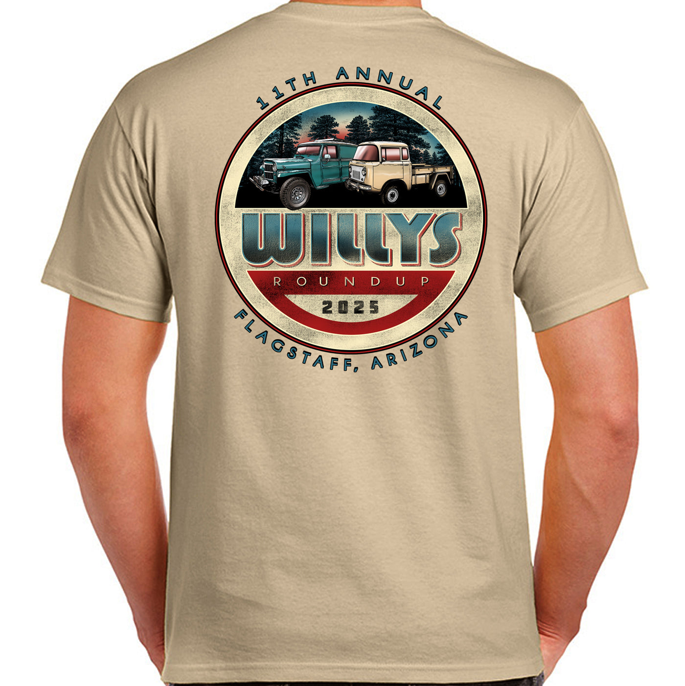 Willys Roundup 2025 Men's T-shirt *Presale*