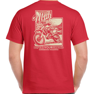 BlueRibbon Coalition UTAH Dirt Bike T-shirt
