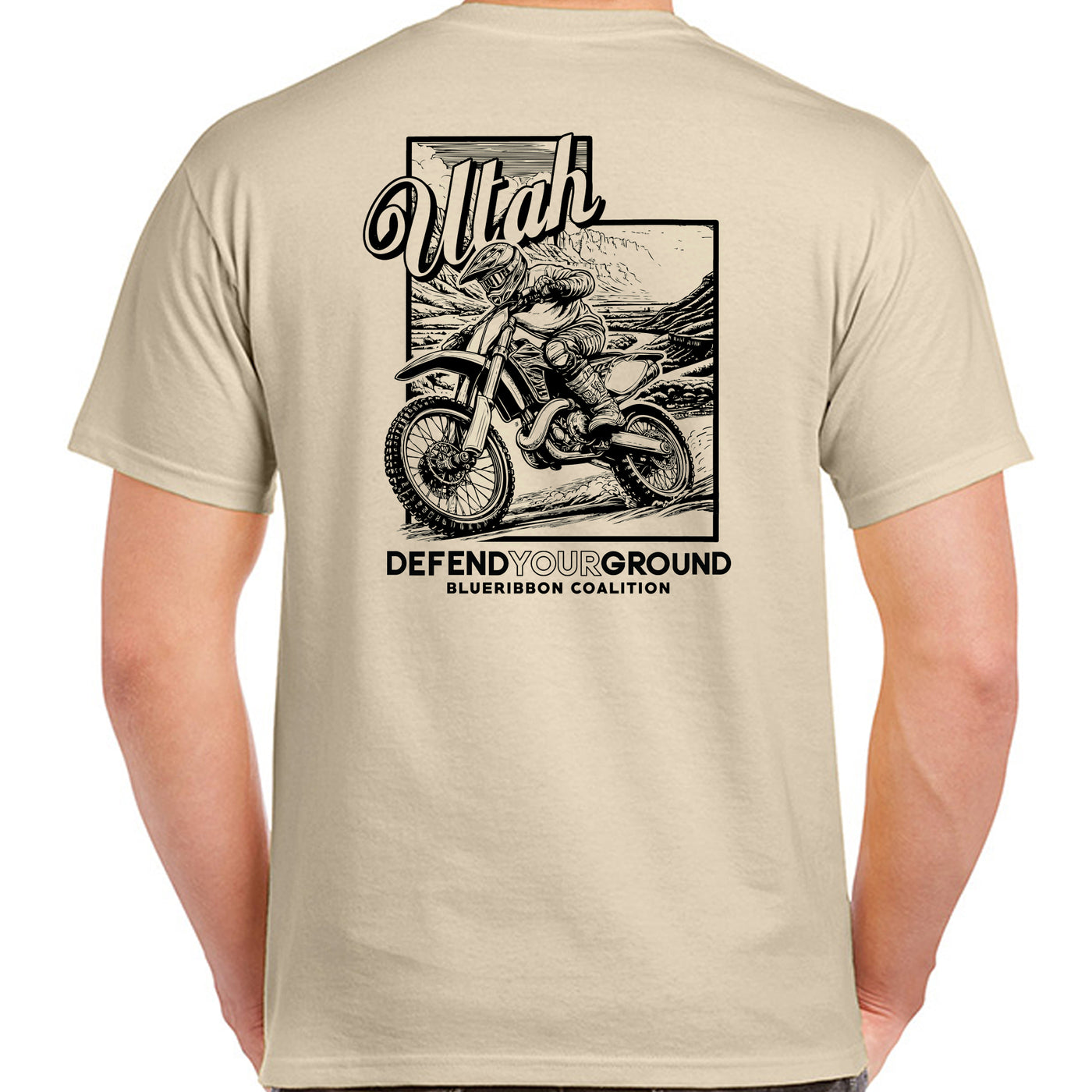 BlueRibbon Coalition UTAH Dirt Bike T-shirt