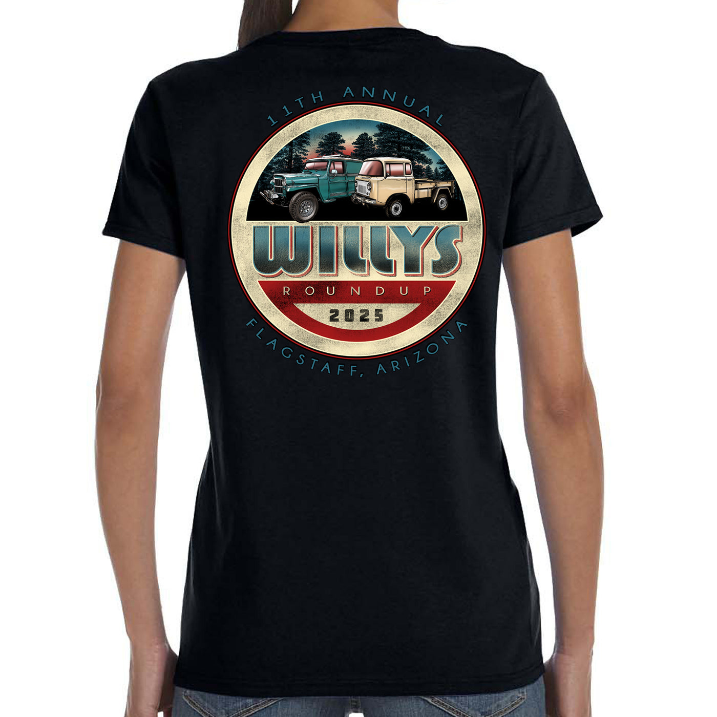 Willys Roundup 2025 Women's T-shirt *Presale*
