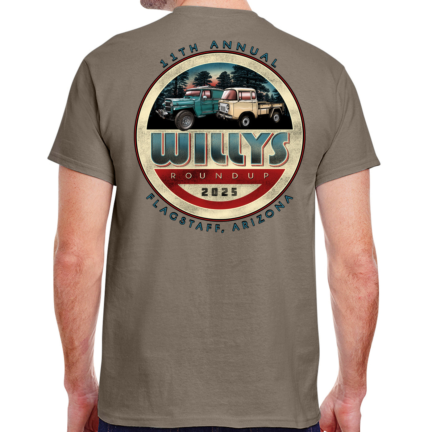Willys Roundup 2025 Men's T-shirt *Presale*