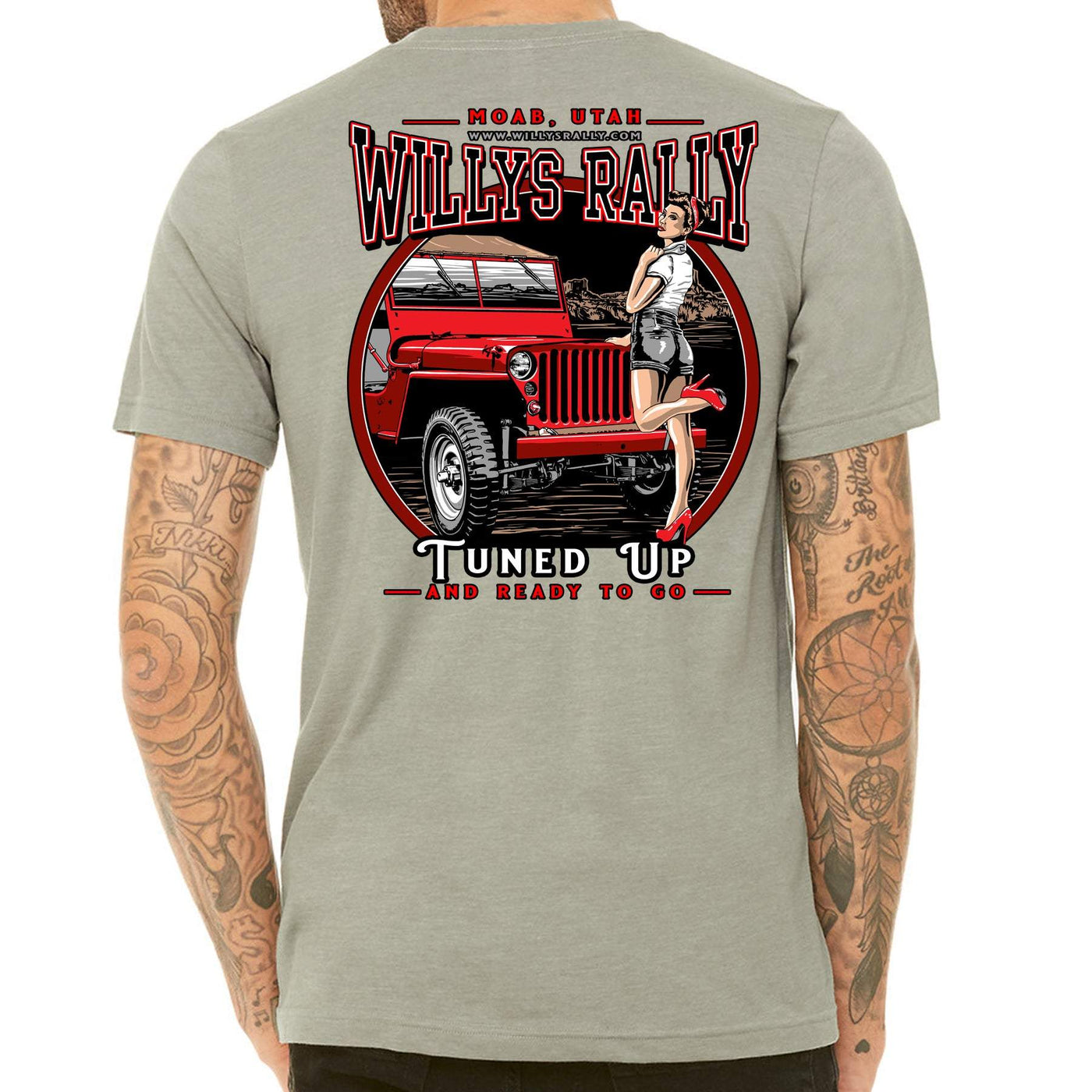 Willys Rally Pin Up Tee