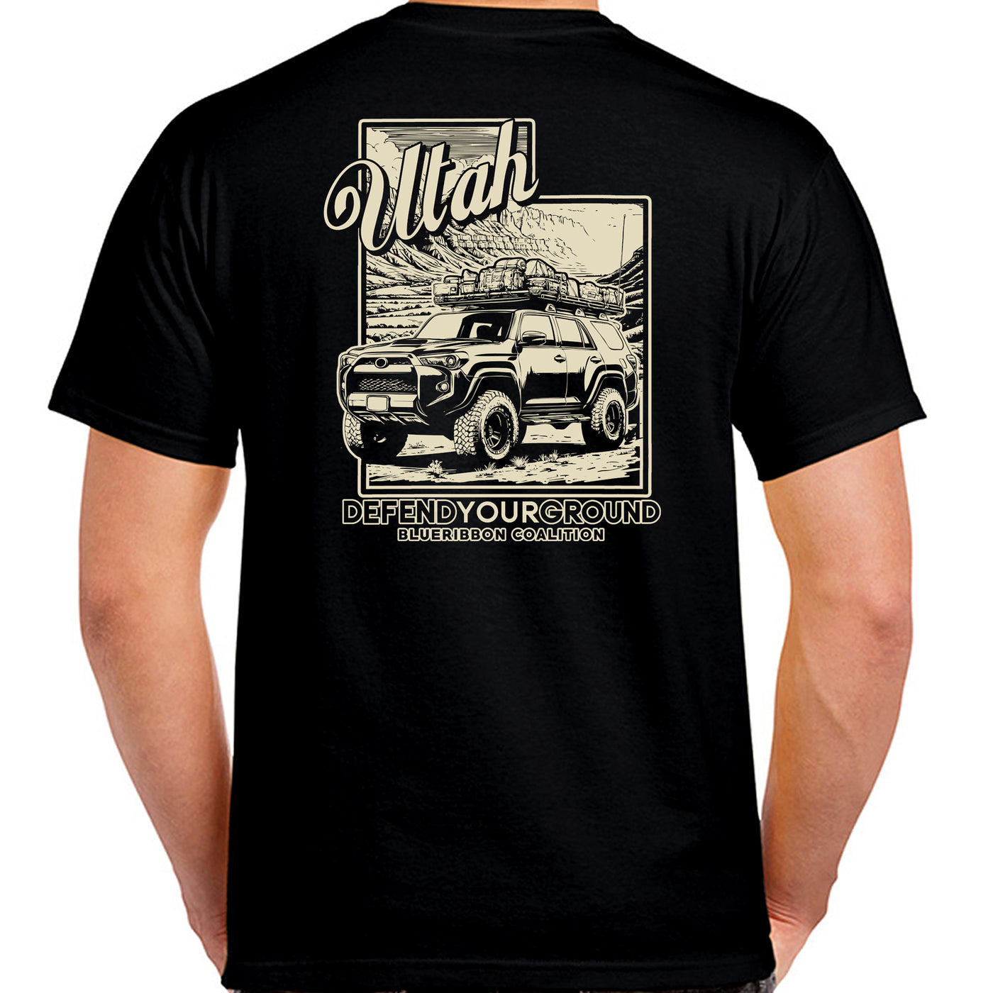 BlueRibbon Coalition UTAH Overlander T-shirt (Copy)