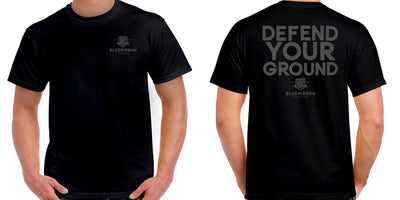 BlueRibbon Coalition DEFEND YOUR GROUND Black T-shirt