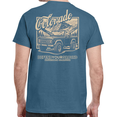 BlueRibbon Coalition COLORADO Bronco T-shirt
