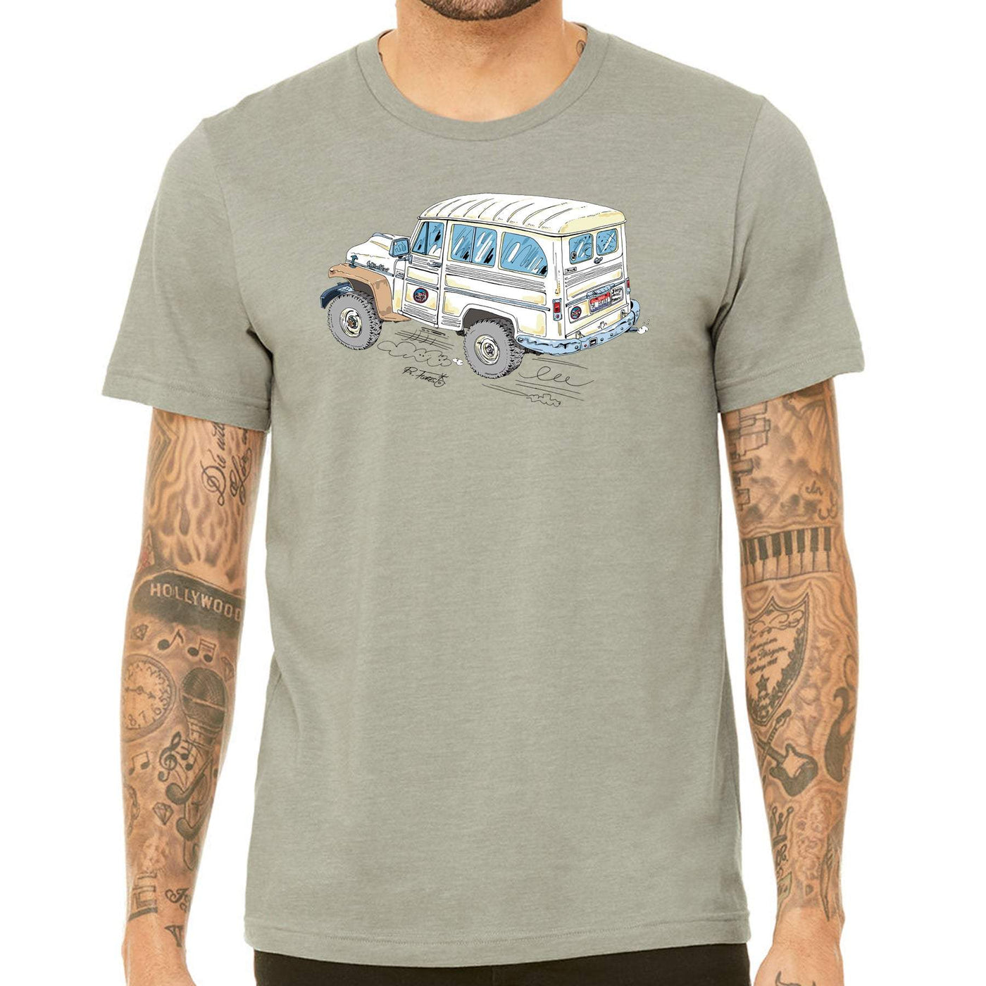 Willys Rally RF White Wagon Tee