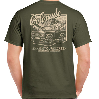 BlueRibbon Coalition COLORADO Bronco T-shirt