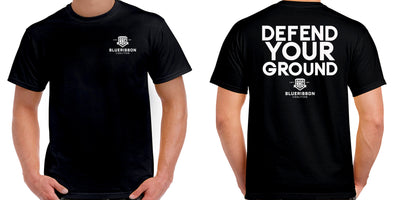 BlueRibbon Coalition DEFEND YOUR GROUND Black T-shirt