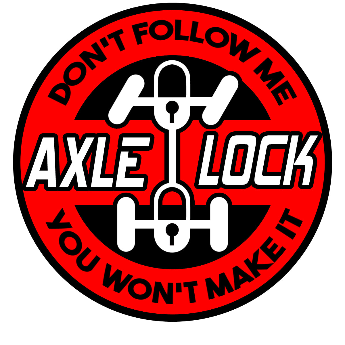 AXLE LOCK Decal