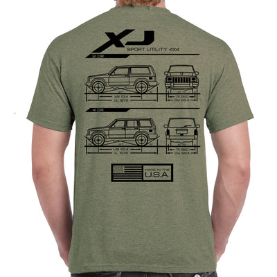XJ Blueprint T-Shirt