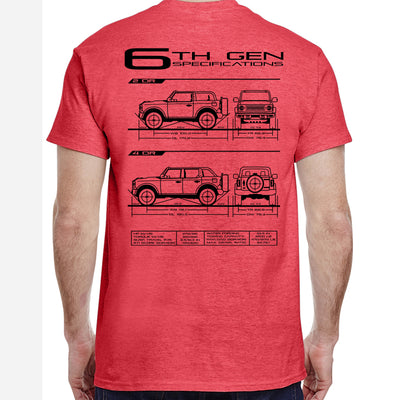 6th Gen Blueprint T-Shirt