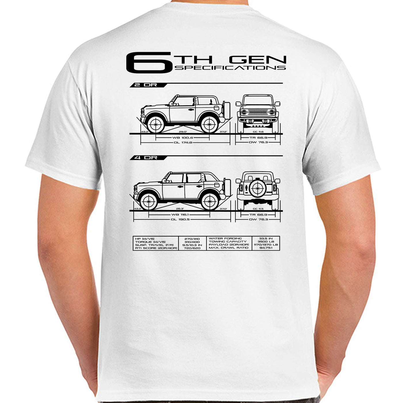 6th Gen Blueprint T-Shirt