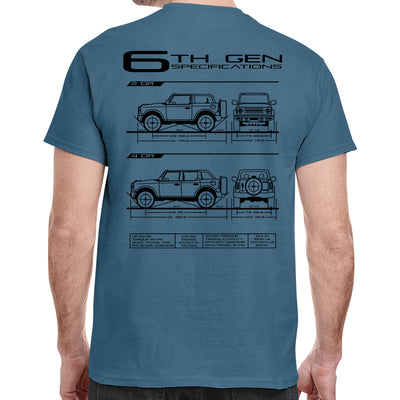 6th Gen Blueprint T-Shirt