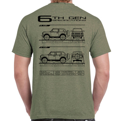 6th Gen Blueprint T-Shirt