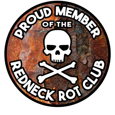 Redneck Rot Club Decal