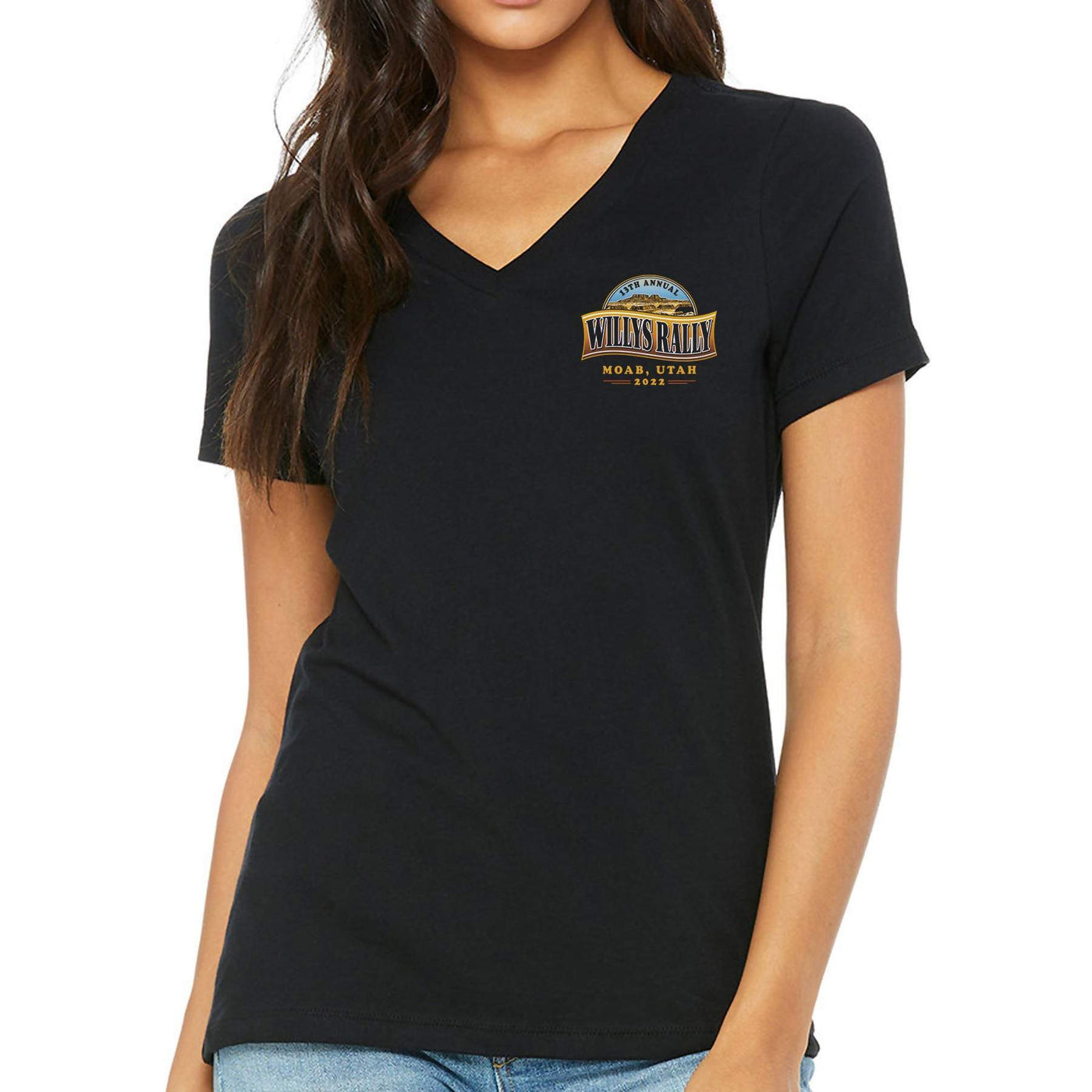2022 Willys Rally Official Ladies V-Neck