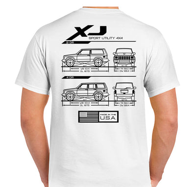 XJ Blueprint T-Shirt