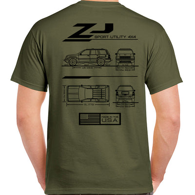 ZJ Blueprint T-Shirt