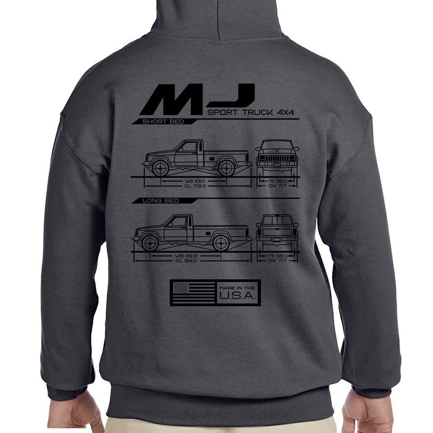 MJ Blueprint Pullover Hoodie