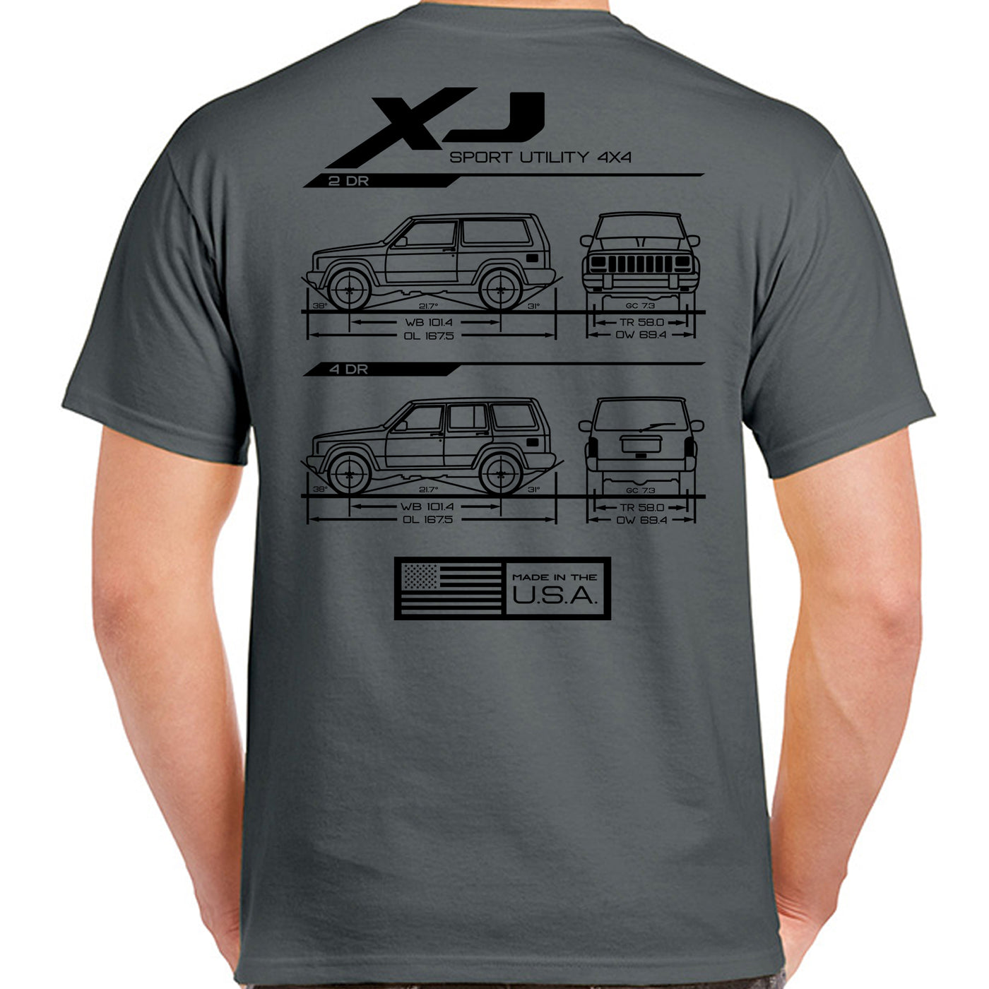 XJ Blueprint T-Shirt