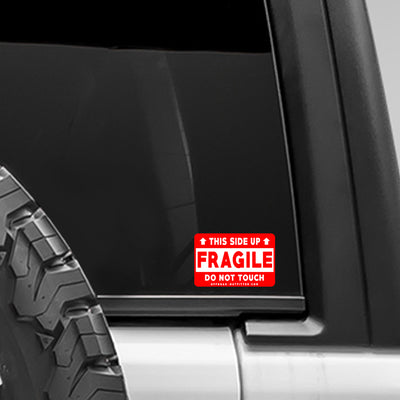 Fragile Do Not Touch Decal