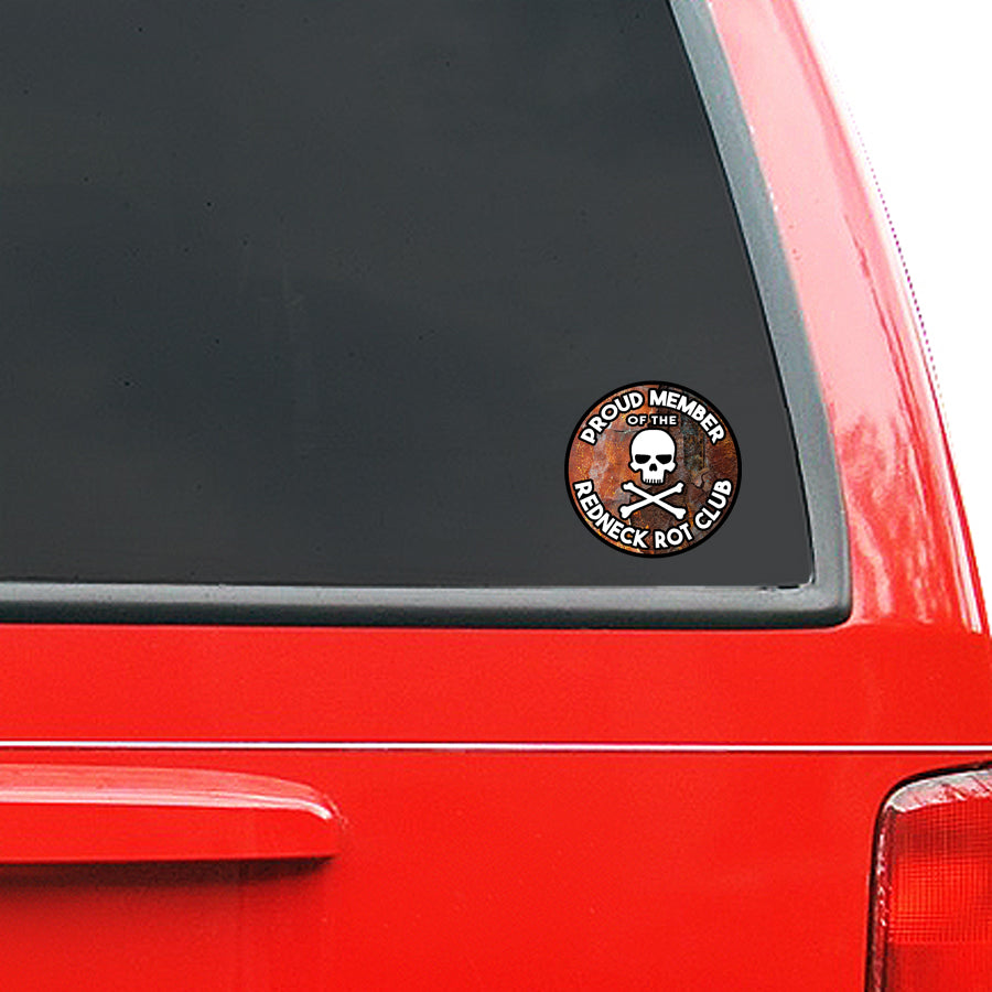 Redneck Rot Club Decal