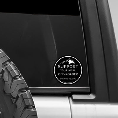 Support your Local Off-roader Decal