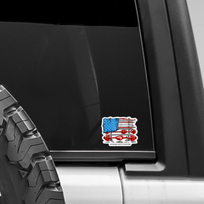 Parts Flag Decal