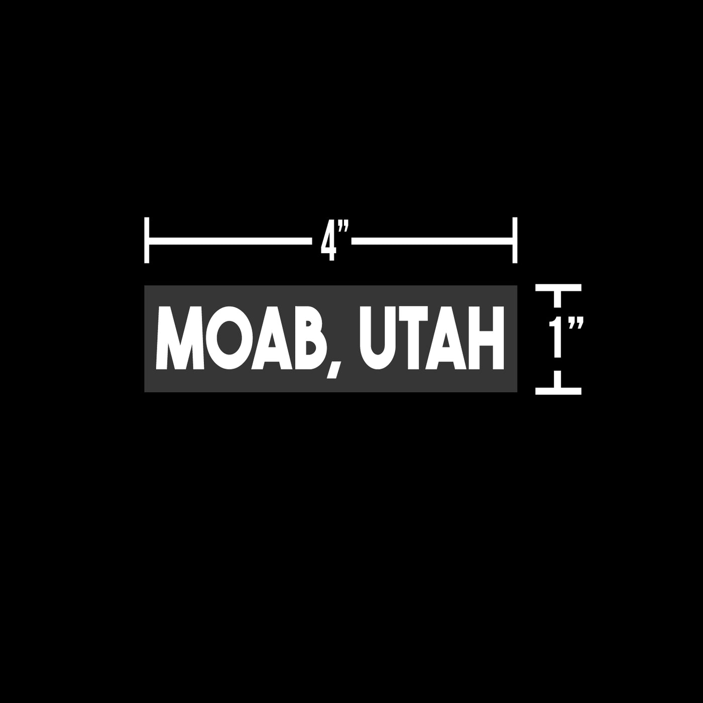 Moab Utah Decal