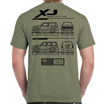 XJ Blueprint T-Shirt