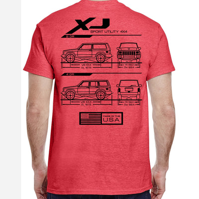 XJ Blueprint T-Shirt