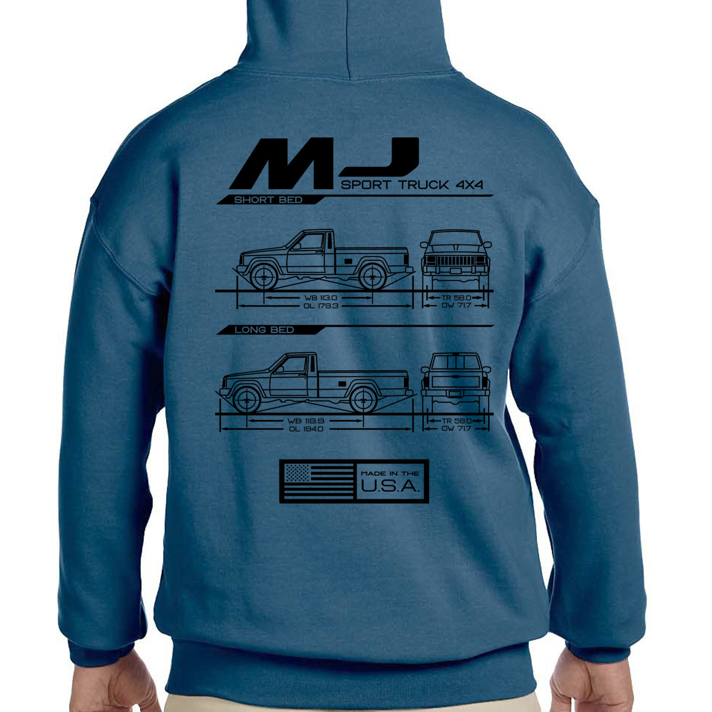 MJ Blueprint Pullover Hoodie