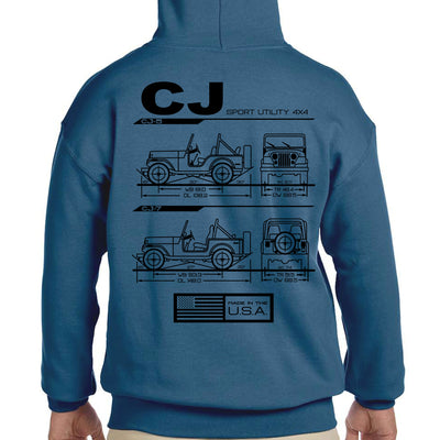 CJ Blueprint Pullover Hoodie