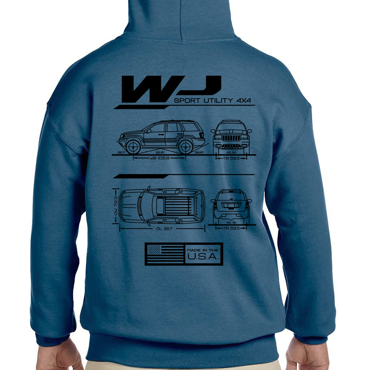 WJ Blueprint Pullover Hoodie