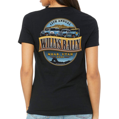 2022 Willys Rally Official Ladies V-Neck