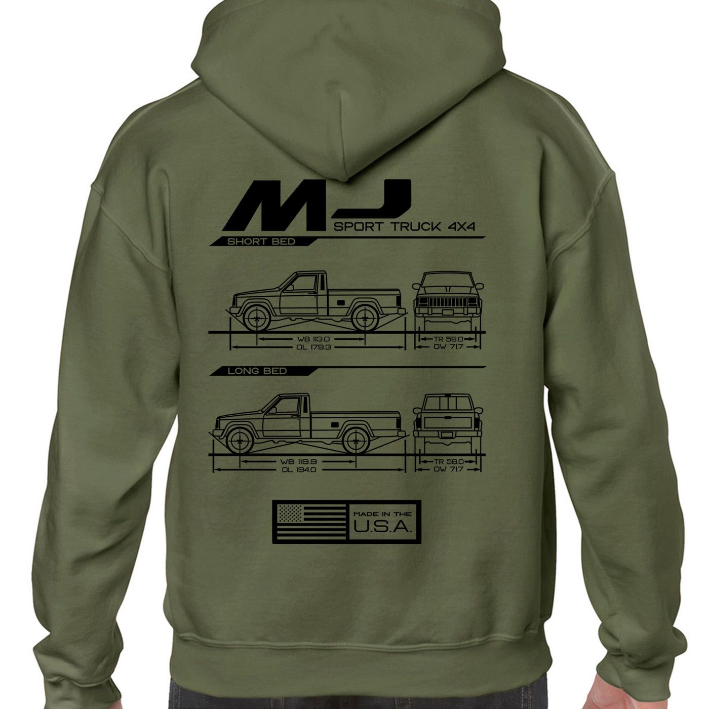 MJ Blueprint Pullover Hoodie