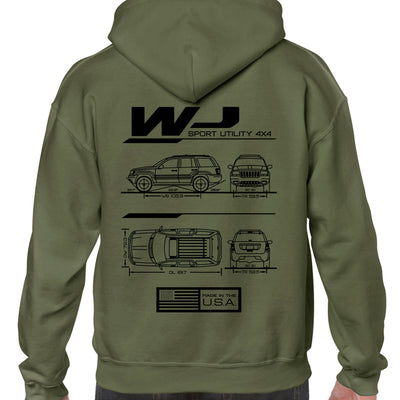 WJ Blueprint Pullover Hoodie