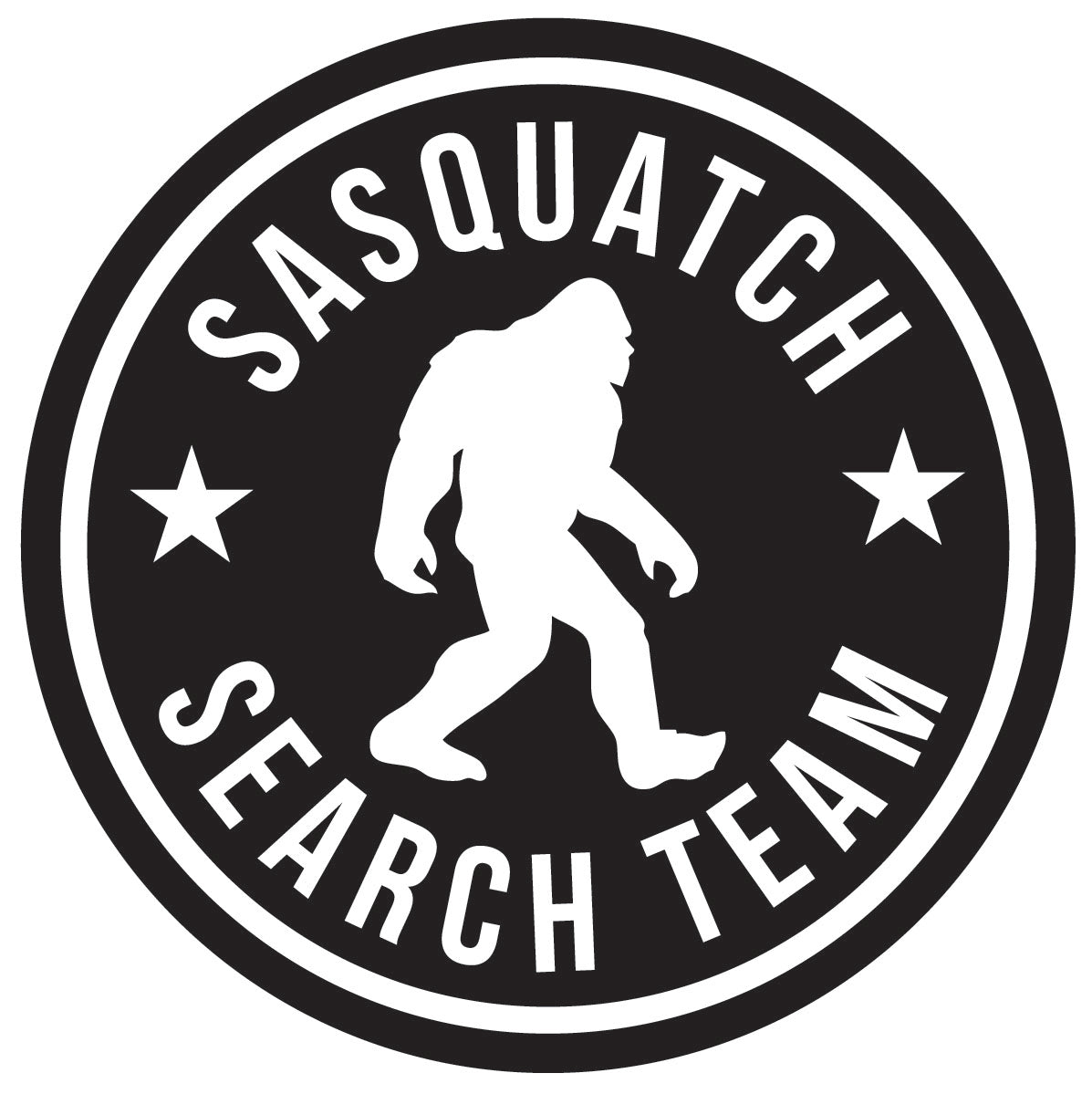 Sasquatch Search Team Decal